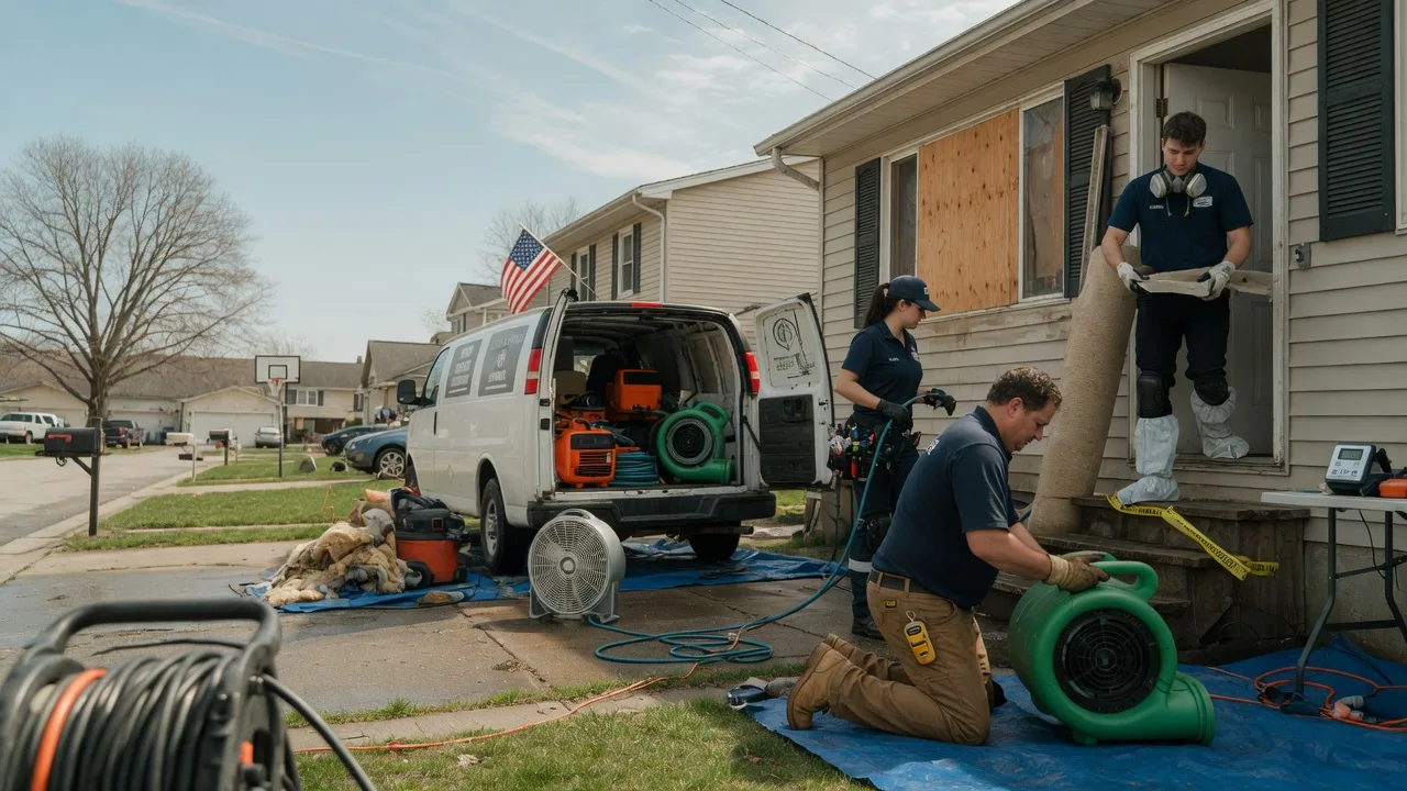 Water Damage Restoration in Hiland, WY near me